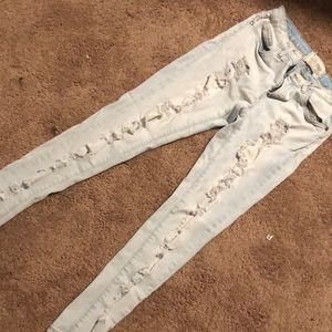 Size 5 distressed jeans
